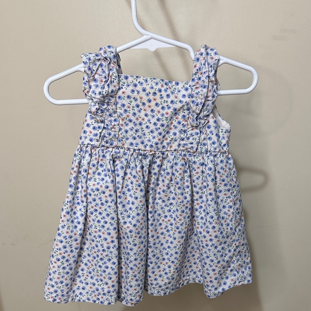 Carter's Blue and Pink Floral Dress